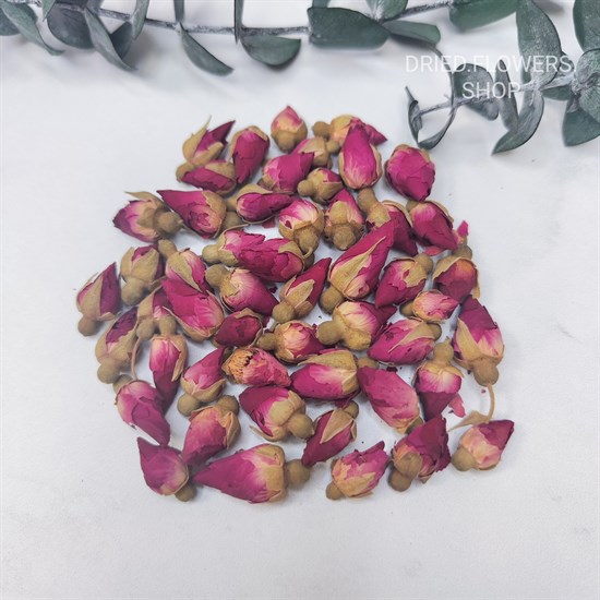 Бутоны роз сухоцвет россыпь - фото 8389