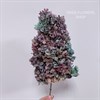 Гортензия градиентная крупнолистная  свечка изумрудно-фиолетовая - фото 7701