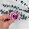 Роза 3,5 см фиолетовая сливовая (21) - фото 8274