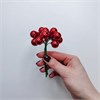 Шарики стеклянные 1,5 см красные глянцевые, 12 шт 2R-uOO7TjeUkn-X2cNNuD0
